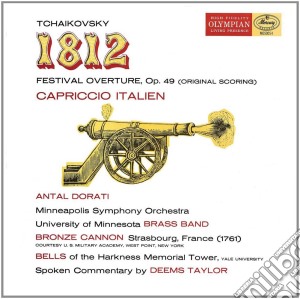 (LP Vinile) Pyotr Ilyich Tchaikovsky - 1812 Overture, Capriccio Italien (2 Lp) lp vinile di Dorati
