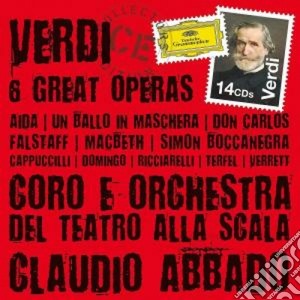 Giuseppe Verdi - 6 Grandi Opere (14 Cd) cd musicale di Abbado/scala