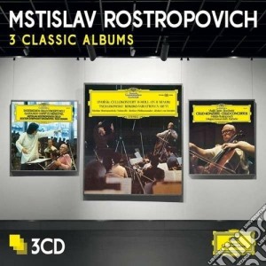 Mstislav Rostropovich - 3 Classic Albums (3 Cd) cd musicale di Rostropovich
