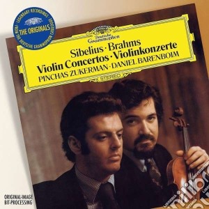 Jean Sibelius / Johannes Brahms - Violin Concertos cd musicale di Zukerman/barenboim