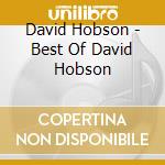 David Hobson - Best Of David Hobson cd