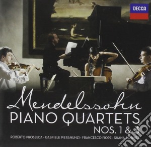 Mendelssohn - Piano Quartets 1 & 3 - Pieranunzi/Prosseda cd musicale di Pieranunzi/prosseda