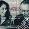 Felix Mendelssohn - Musiche Complete Pianoforte A 4 Mani E 2 Pianoforti cd