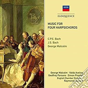 Music For Four Harpsichords: CPE Bach, JS Bach, G Malcolm / Various cd musicale di Australian Eloquence