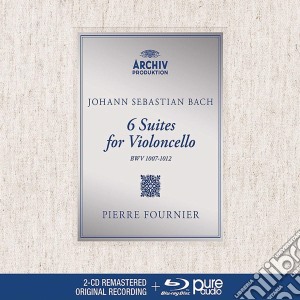 Johann Sebastian Bach - 6 Suites For Violoncello (2 Cd+Blu-Ray Audio) cd musicale di Fournier