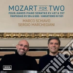Marco Schiavo / Sergio Marchegiani - Mozart For Two (Ii Vol) cd