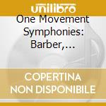 One Movement Symphonies: Barber, Sibelius, Scriabin cd
