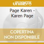 Page Karen - Karen Page cd musicale di Page Karen