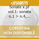 Sonate x pf vol.1: sonata n.1 > n.4, n.5 cd musicale di Sergei Prokofiev