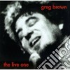 Greg Brown - The Live One cd