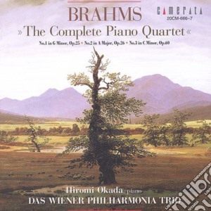 Johannes Brahms - Complete Piano Quartets cd musicale di Brahms / Okada / Das Wiener Philharmonia Trio