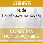 M.de Falla/k.szymanovski cd musicale di Arthur Rubinstein