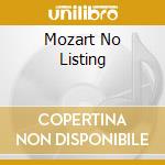 Mozart No Listing cd