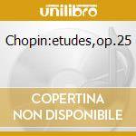 Chopin:etudes,op.25 cd musicale di John Browning
