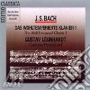 J.s.bach The Well Tempered cd