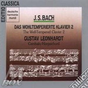 J.s.bach The Well-tempered cd musicale di Gustav Leonhardt