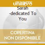 Sarah -dedicated To You cd musicale di Carmen Mcrae