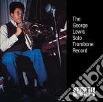 George Lewis - Solo Trombone Record cd