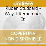 Ruben Studdard - Way I Remember It cd