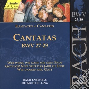 Johann Sebastian Bach - Cantatas Bwv 27 28 29 cd musicale di Bach / Gachinger Kantorei / Rilling