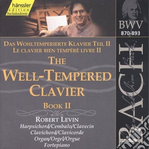 Johann Sebastian Bach - The Well-Tempered Clavier 2 cd musicale di Bach / Levin / Lislvand