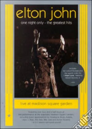 (Music Dvd) Elton John - One Night Only - The Greatest Hits cd musicale