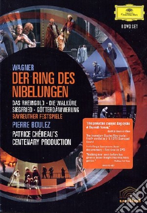 (Music Dvd) Richard Wagner - Der Ring Des Nibelungen (8 Dvd) cd musicale di Patrice Chereau