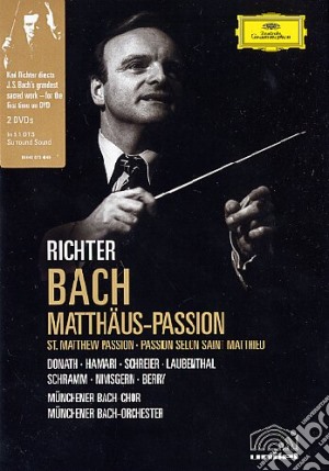 (Music Dvd) Johann Sebastian Bach - Matthaus-Passion (2 Dvd) cd musicale