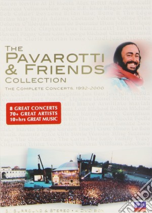 (Music Dvd) Pavarotti And Friends Collection (The): Complete Concerts 1992-2000 (4 Dvd) cd musicale