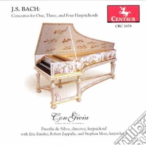 Johann Sebastian Bach - Con Gioia: Concertos For One Three And Four Harpsichords cd musicale di Con Gioia