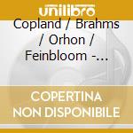 Copland / Brahms / Orhon / Feinbloom - Sonata For Violin & Piano cd