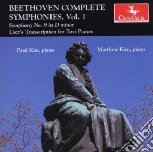 Ludwig Van Beethoven - Symphony No.9 (Liszt's Transcription For Two Pianos) cd musicale di Kim/Kim