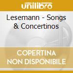 Lesemann - Songs & Concertinos cd