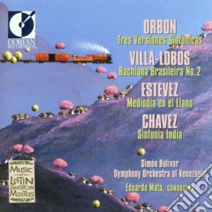 Music Of Latina American Masters: Orbon, Villa-Lobos, Estevez, Chavez cd musicale