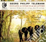 Georg Philipp Telemann - Quintets & Quartets For Strings, Flute And Continuo cd