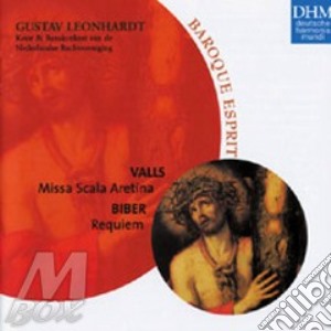 Biber:requiem / valls:messa scala aretin cd musicale di Gustav Leonhardt