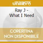 Ray J - What I Need cd