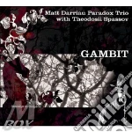 Matt Darriau - Paradox Trio - Gambit cd
