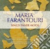 Maria Farantouri - Sings Taner Akyol cd