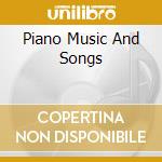 Piano Music And Songs cd
