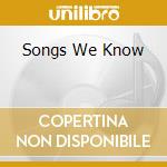Songs We Know cd musicale di HERSCH/FRISELL