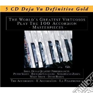World's Greatest Virtuosos Play 100 Accordion Masterpieces (The) (5 Cd) cd musicale di ARTISTI VARI
