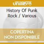 History Of Punk Rock / Various cd