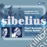 Jean Sibelius - Symphony No.5, Violin Concerto cd