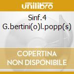 Sinf.4 G.bertini(o)l.popp(s) cd musicale di MAHLER