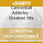 Cannonball Adderley - Greatest Hits cd musicale di Cannonball Adderley