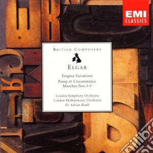Edward Elgar - Enigma Variations cd musicale di Adrian Boult