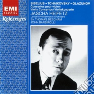 Jascha Heifetz - Sibelius / Tchaikovsky / Glazunov Violin Concertos cd musicale di SIBELIUS/CIAIKOVSKY/GLAZUNOV
