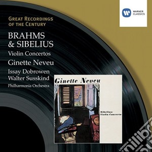 Johannes Brahms / Jean Sibelius - Violin Concertos cd musicale di Ginette Neveu