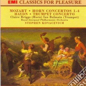 Wolfgang Amadeus Mozart / Joseph Haydn - Horn Concertos 1-4 / Trumpet Concerto cd musicale di Kovacevich